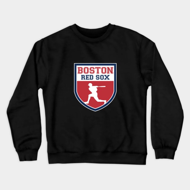 Boston Red Sox Fans - MLB T-Shirt Crewneck Sweatshirt by info@dopositive.co.uk